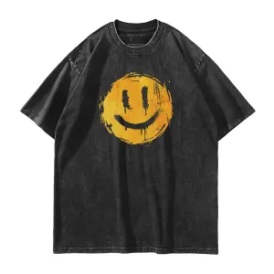 Classic Smiley Washed T-Shirt