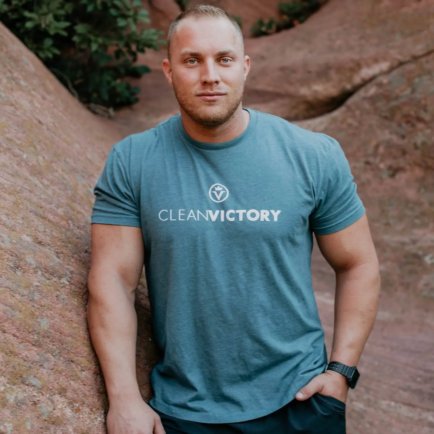 Clean Victory T-Shirt (Blue)