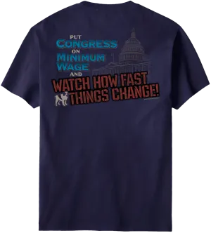 Congress Minimum Wage T-Shirt