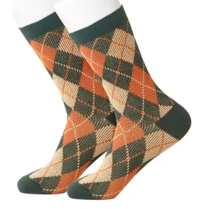 Copper Argyle Women's Socks