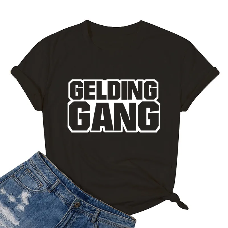 Cotton Gelding Gang T-shirt