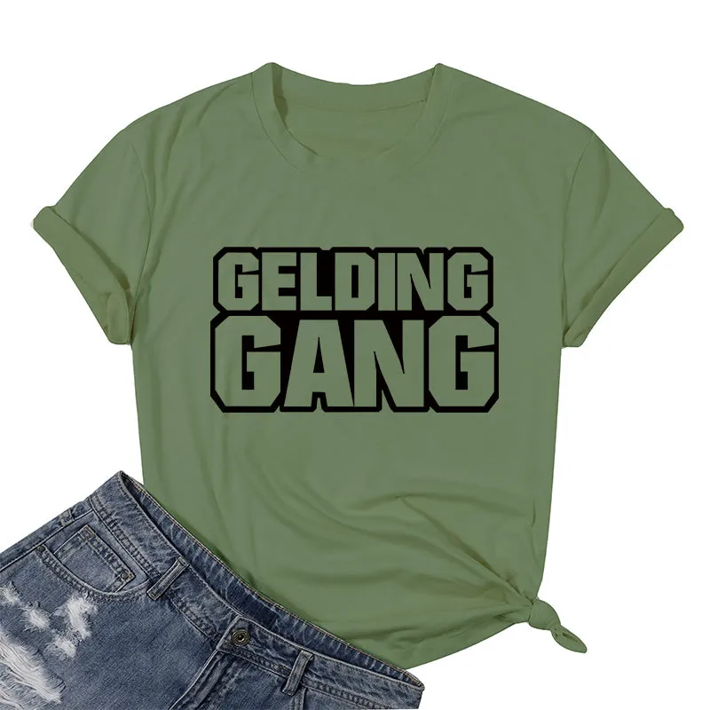 Cotton Gelding Gang T-shirt