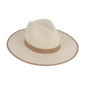 Cream Wool Fedora