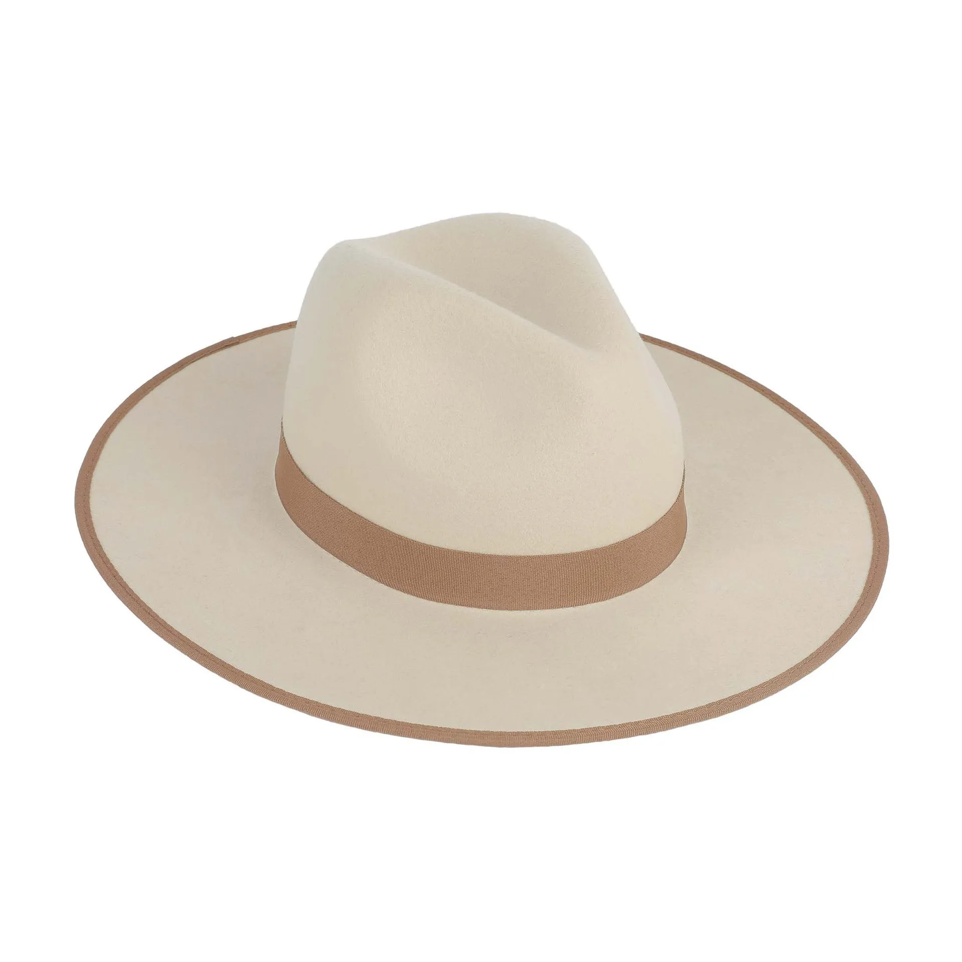 Cream Wool Fedora
