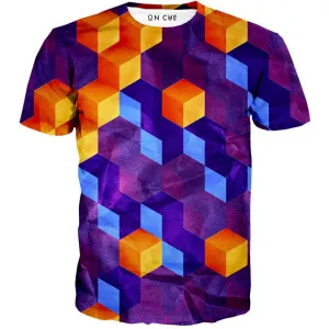 Cubed Purple T-Shirt