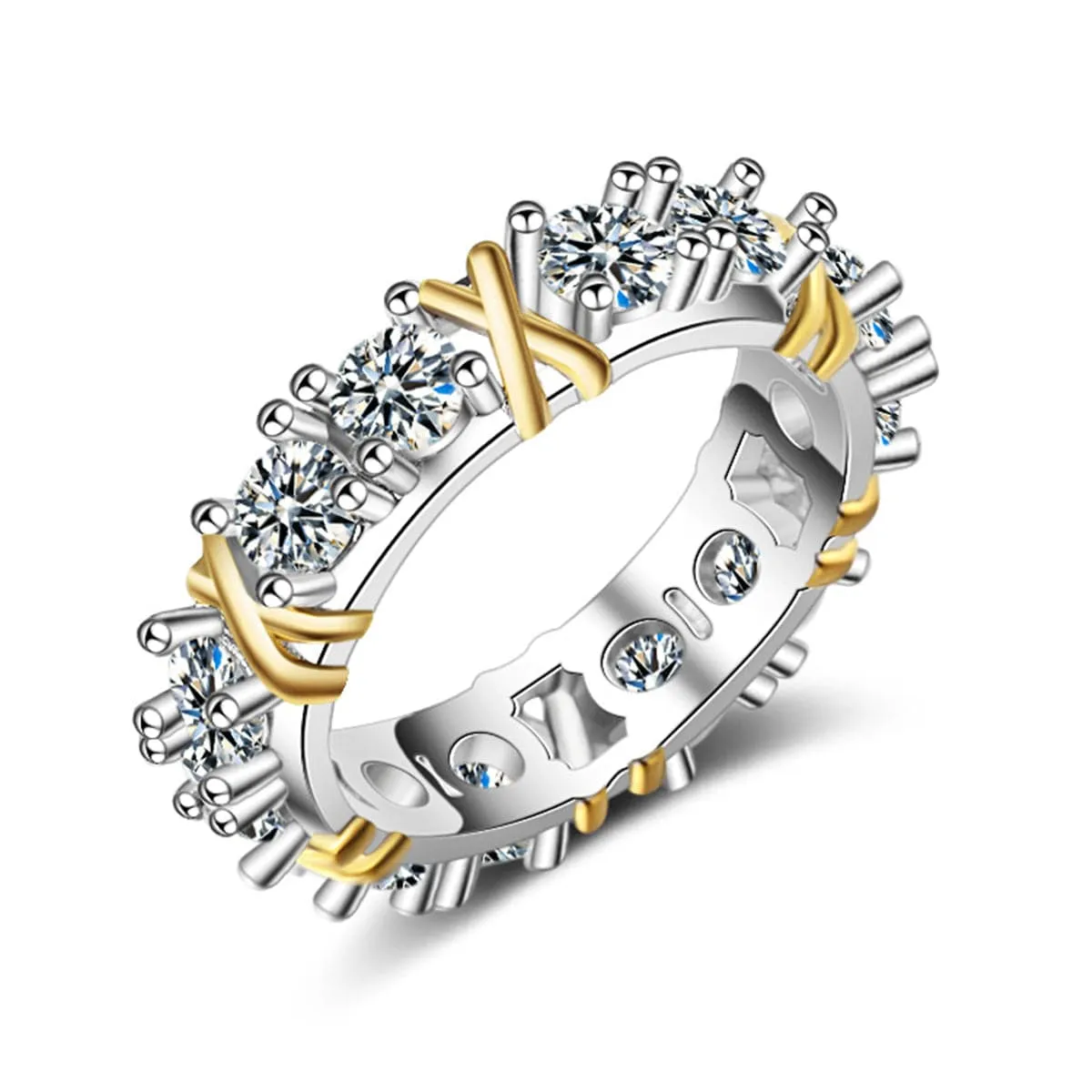 Cubic Zirconia & Two-Tone Station Band