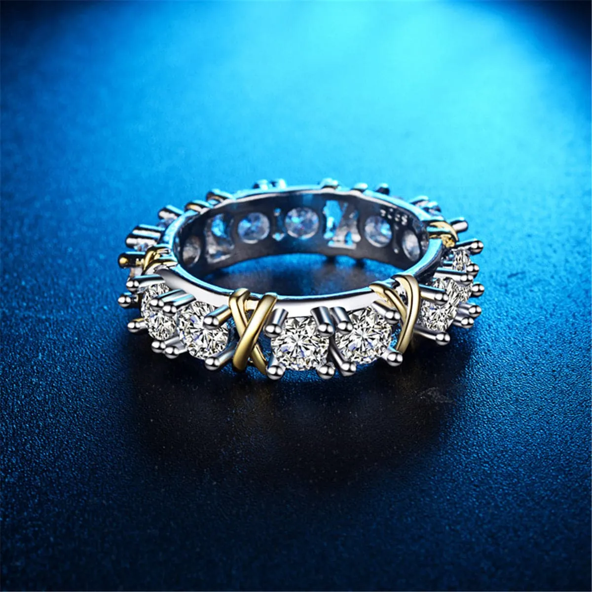 Cubic Zirconia & Two-Tone Station Band