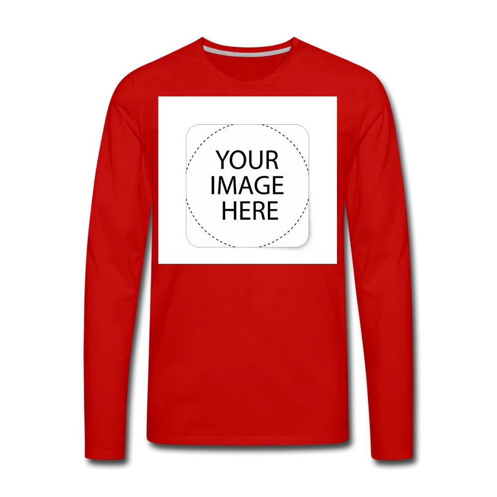 Custom Image Men's Premium Long Sleeve T-Shirt
