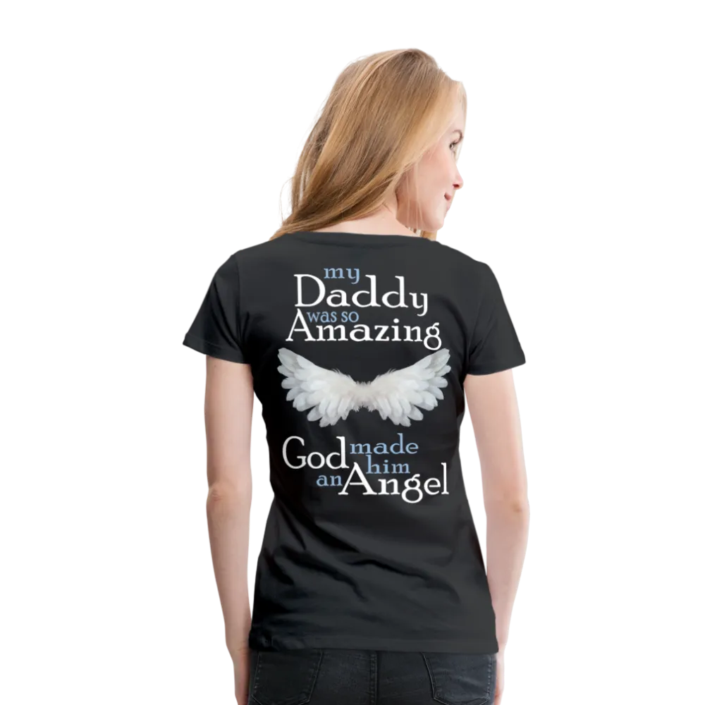 Daddy Amazing Angel Women’s Premium T-Shirt (CK1488)