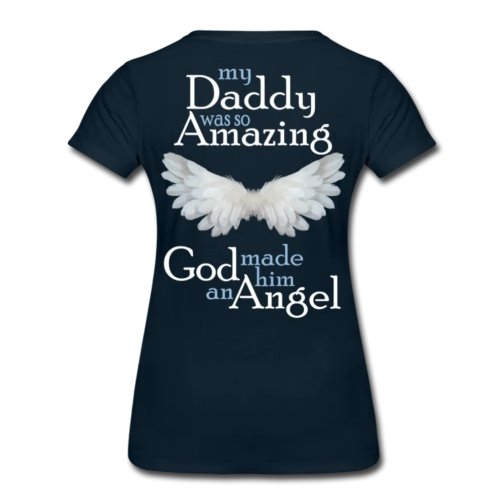 Daddy Amazing Angel Women’s Premium T-Shirt (CK1488)