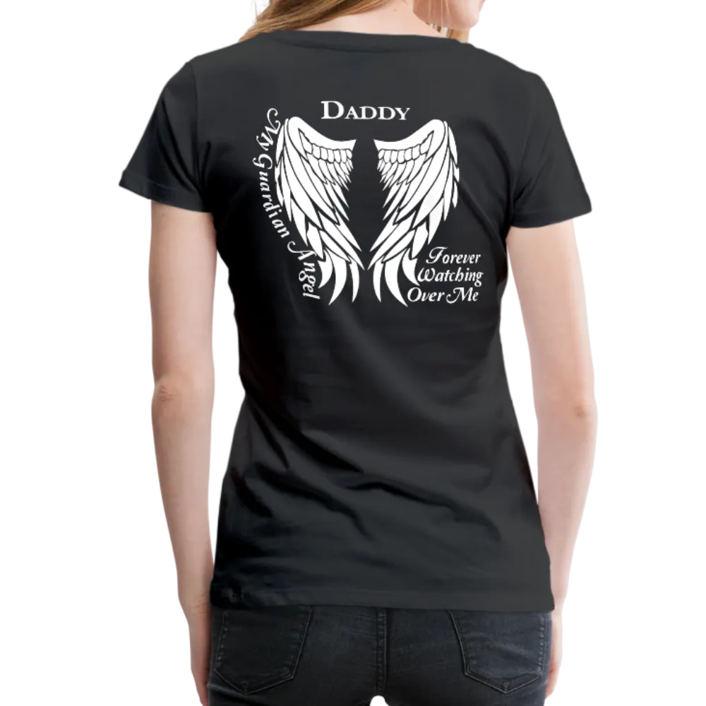 Daddy Guardian Angel Women’s Premium T-Shirt (Ck1479W)