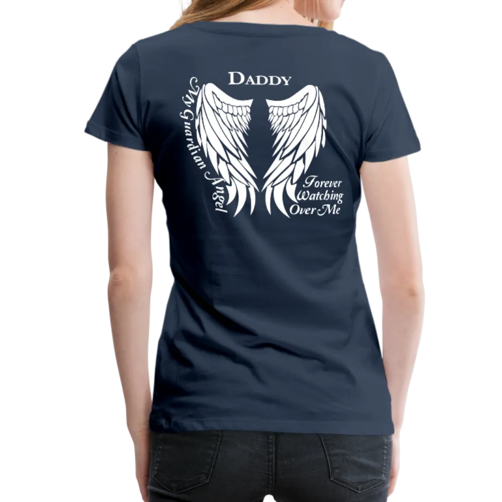 Daddy Guardian Angel Women’s Premium T-Shirt (Ck1479W)