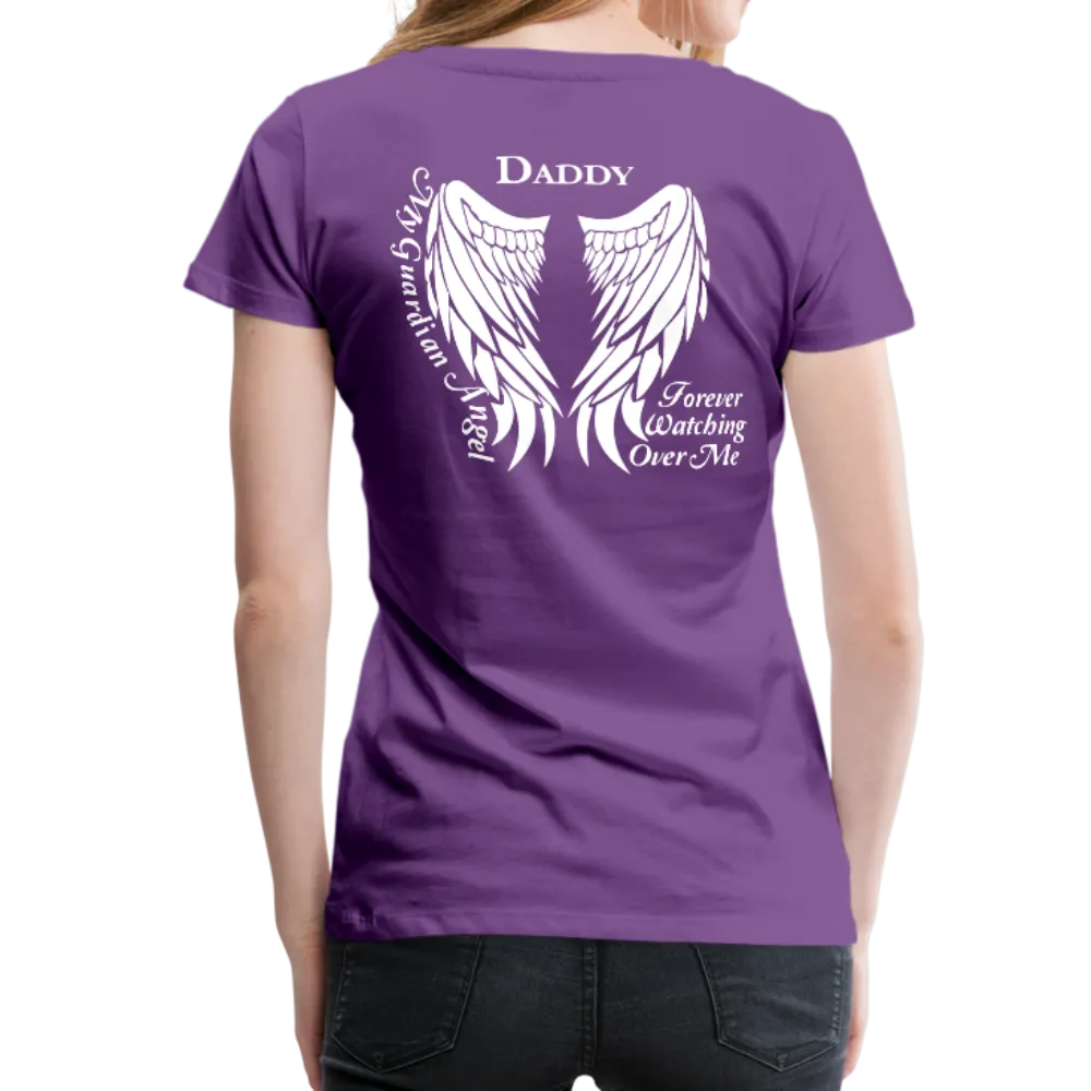 Daddy Guardian Angel Women’s Premium T-Shirt (Ck1479W)