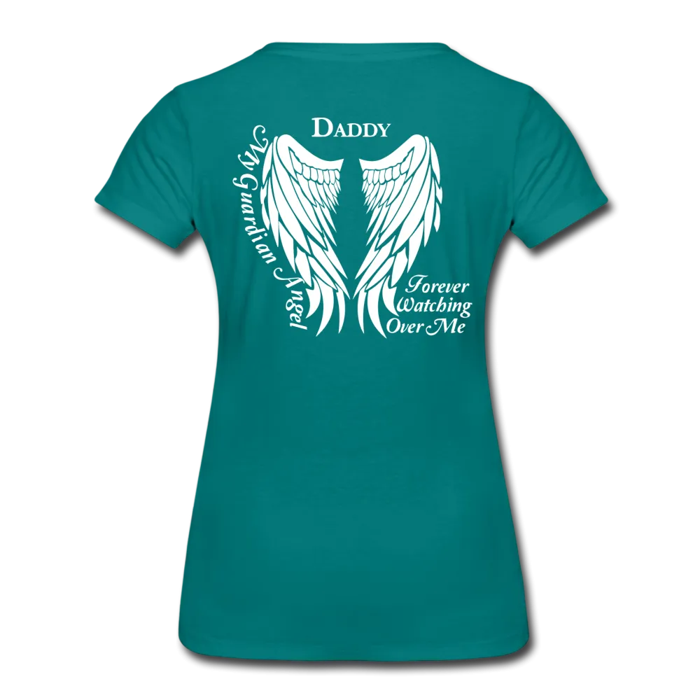 Daddy Guardian Angel Women’s Premium T-Shirt (Ck1479W)