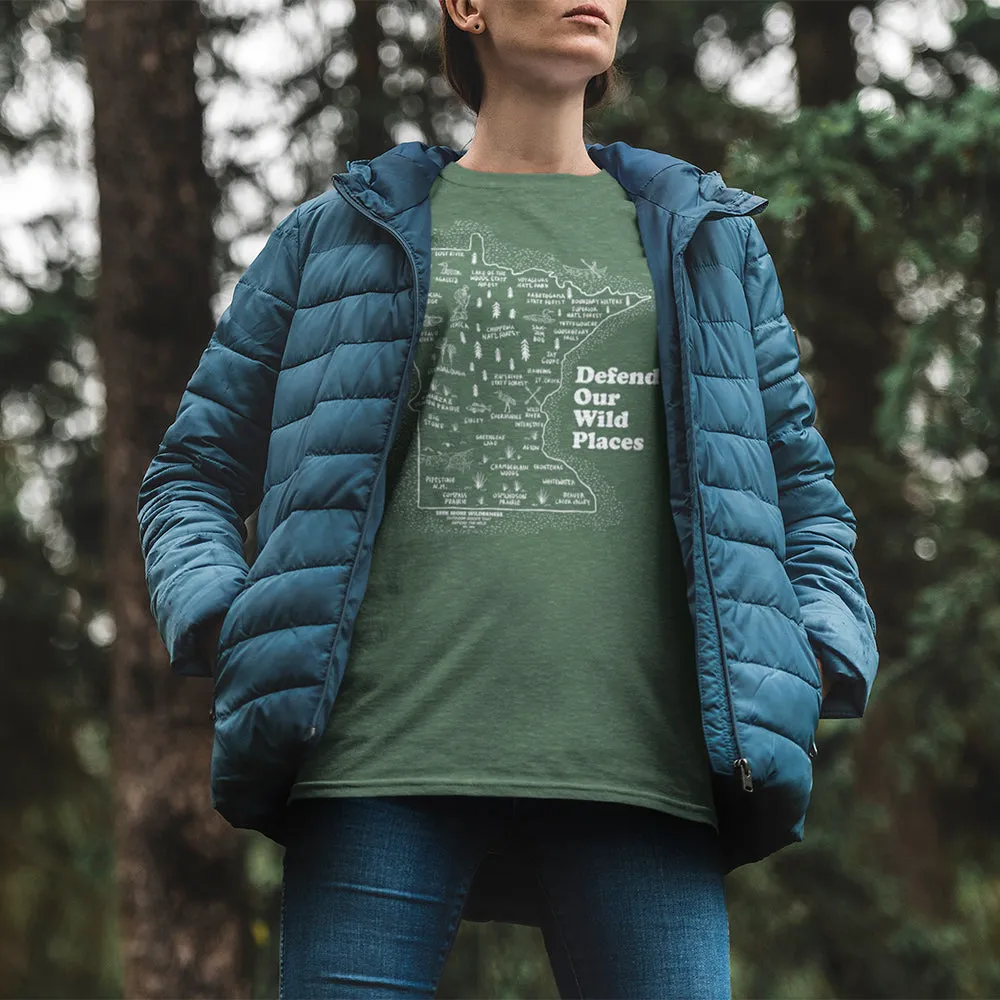 Defend Minnesota's Wild Places T-shirt