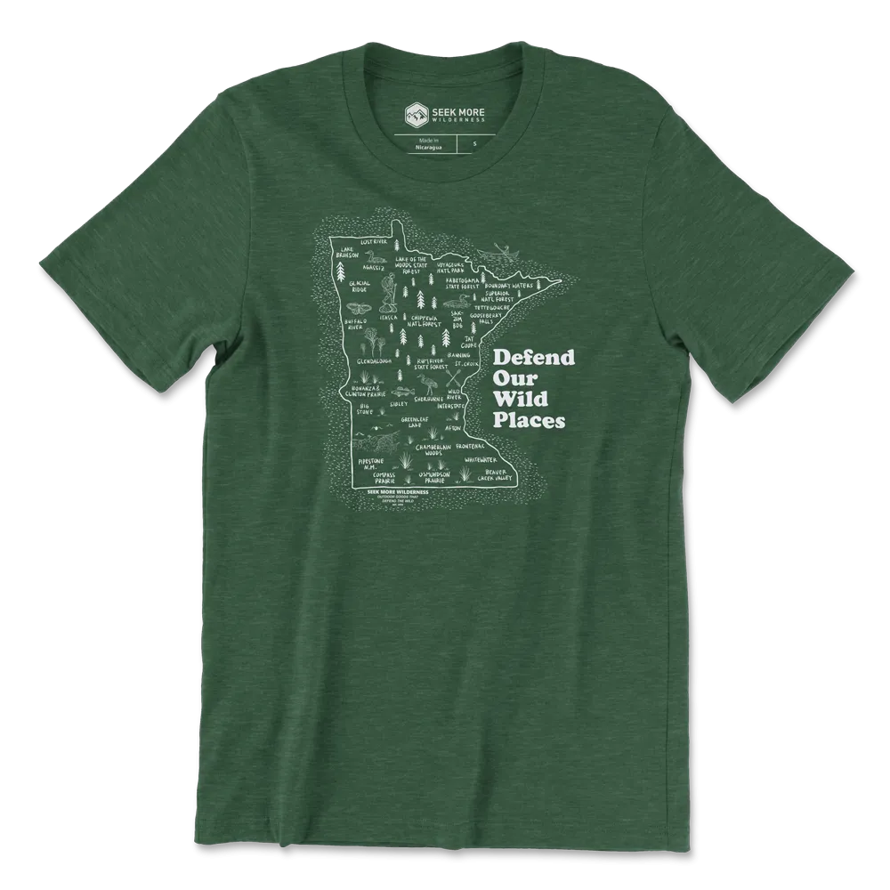 Defend Minnesota's Wild Places T-shirt