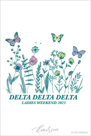 Delta Delta Delta University of Iowa Mom's Day T-Shirt