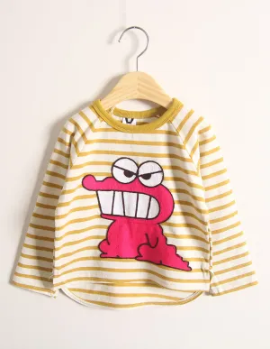 Dinosaur Long Sleeve T-Shirt Yellow