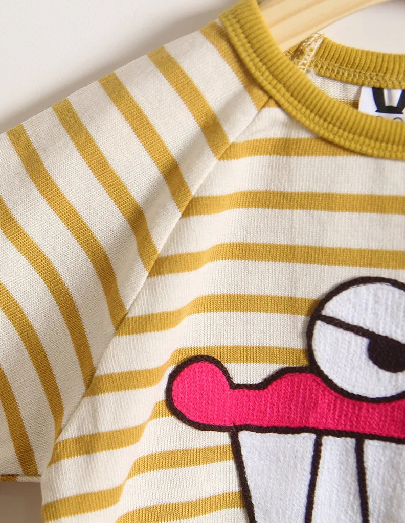 Dinosaur Long Sleeve T-Shirt Yellow