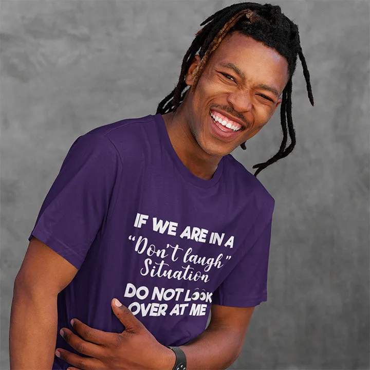 Do not Look At Me Tee Purple