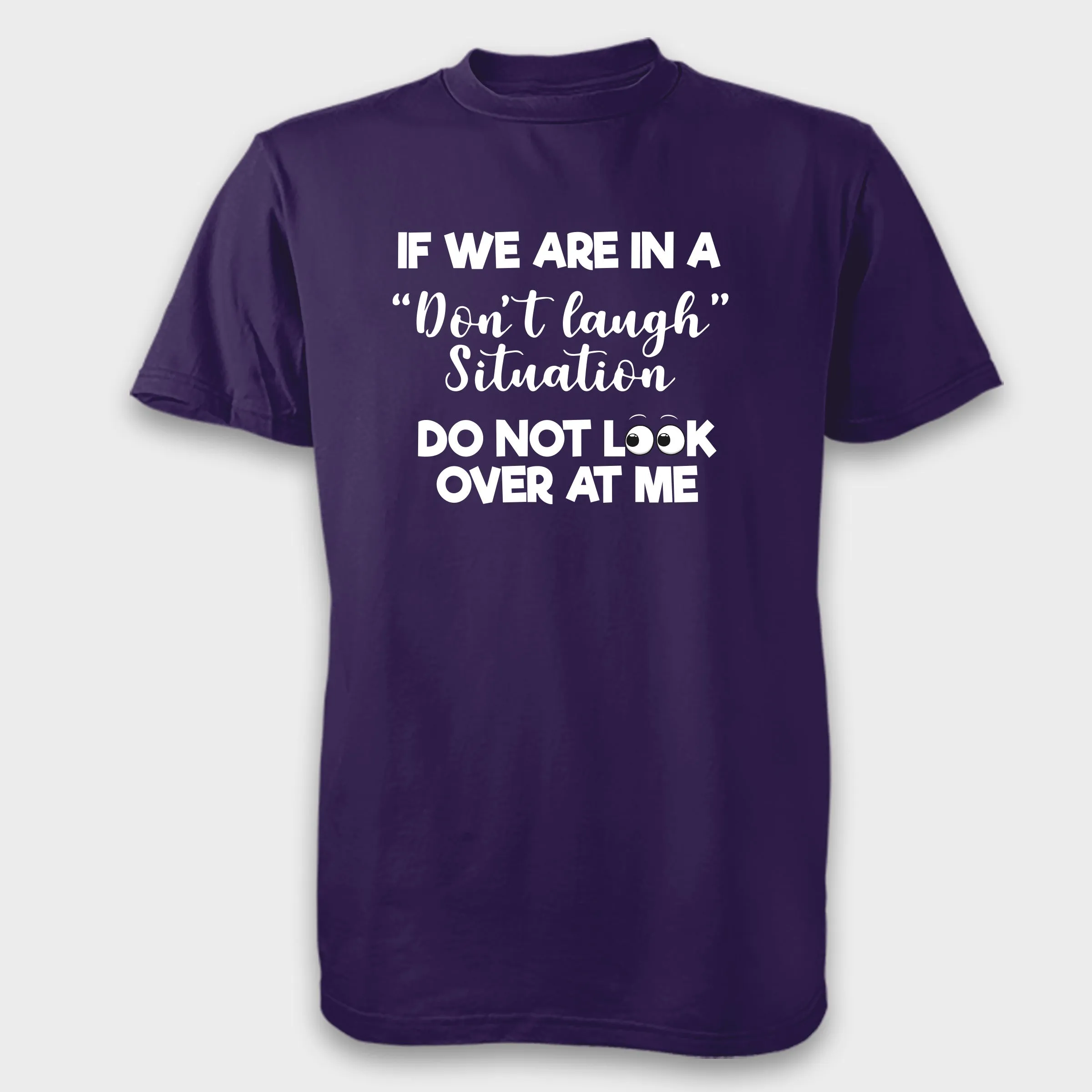 Do not Look At Me Tee Purple
