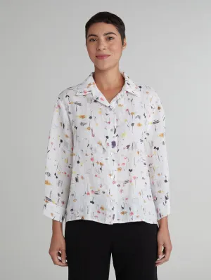 Doodle Crop Shirt