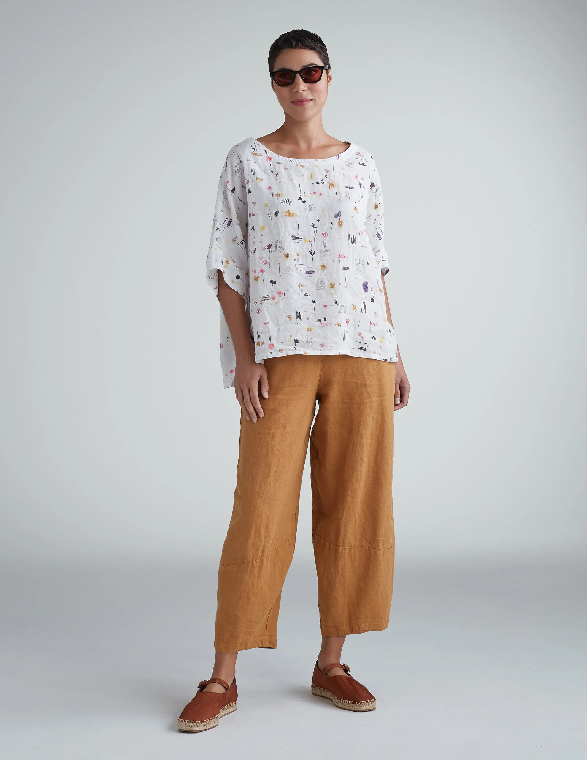 Doodle Crop Shirt