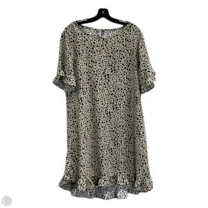 Dress Casual Short By Clothes Mentor In Black & Brown, Size: Xl