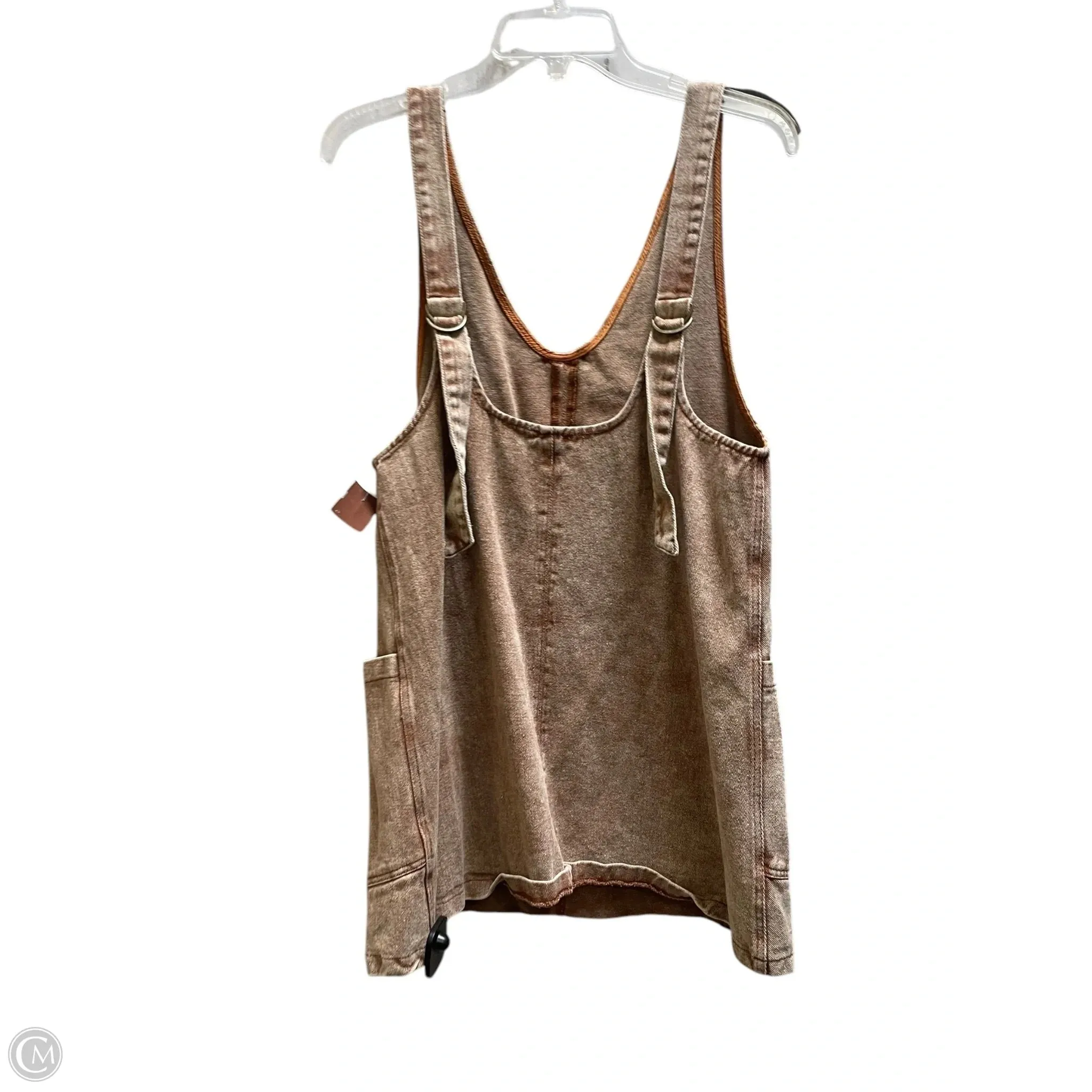 Dress Casual Short By Hem & Thread In Brown, Size: M