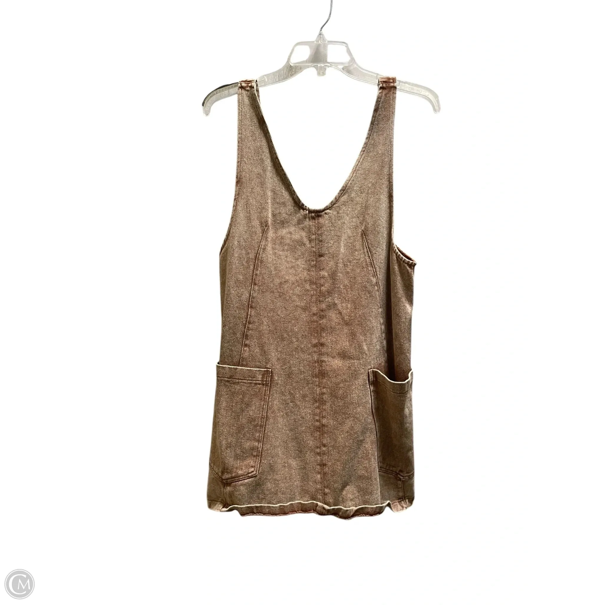 Dress Casual Short By Hem & Thread In Brown, Size: M