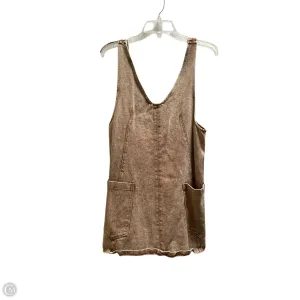 Dress Casual Short By Hem & Thread In Brown, Size: M