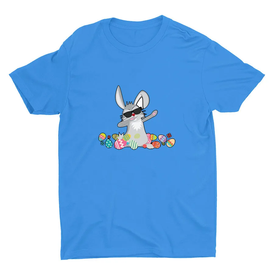 Easter Dabbing Bunny Cotton Tee