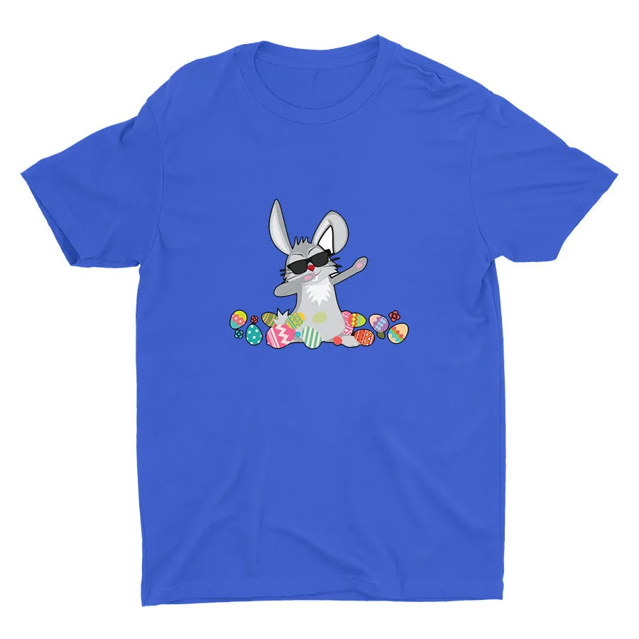 Easter Dabbing Bunny Cotton Tee