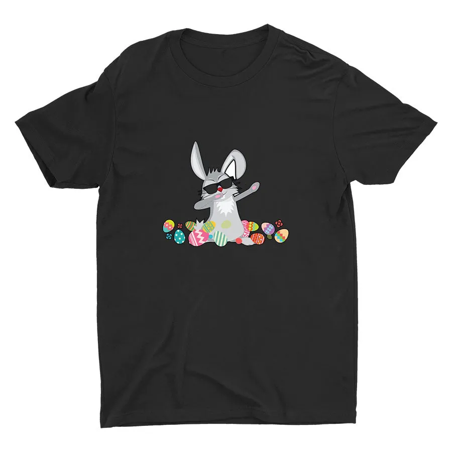 Easter Dabbing Bunny Cotton Tee