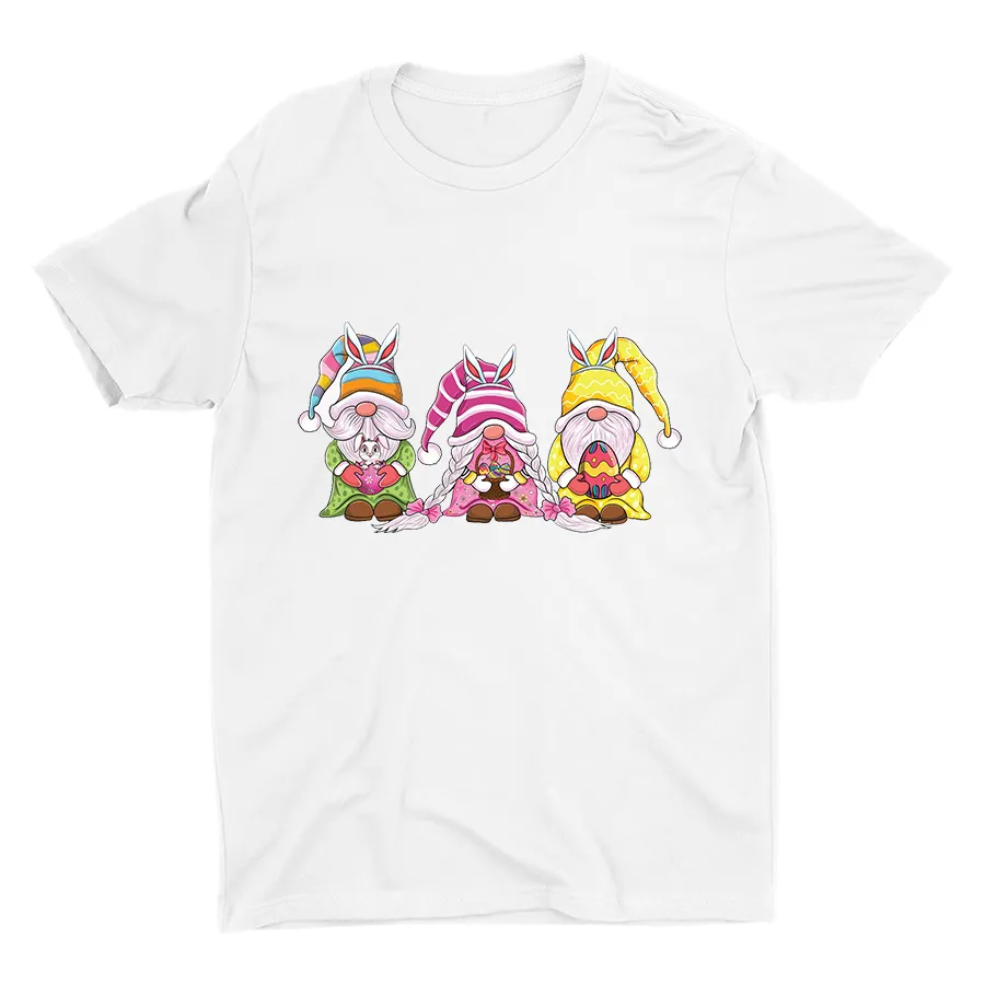 Easter Gnome Printed Cotton Tee
