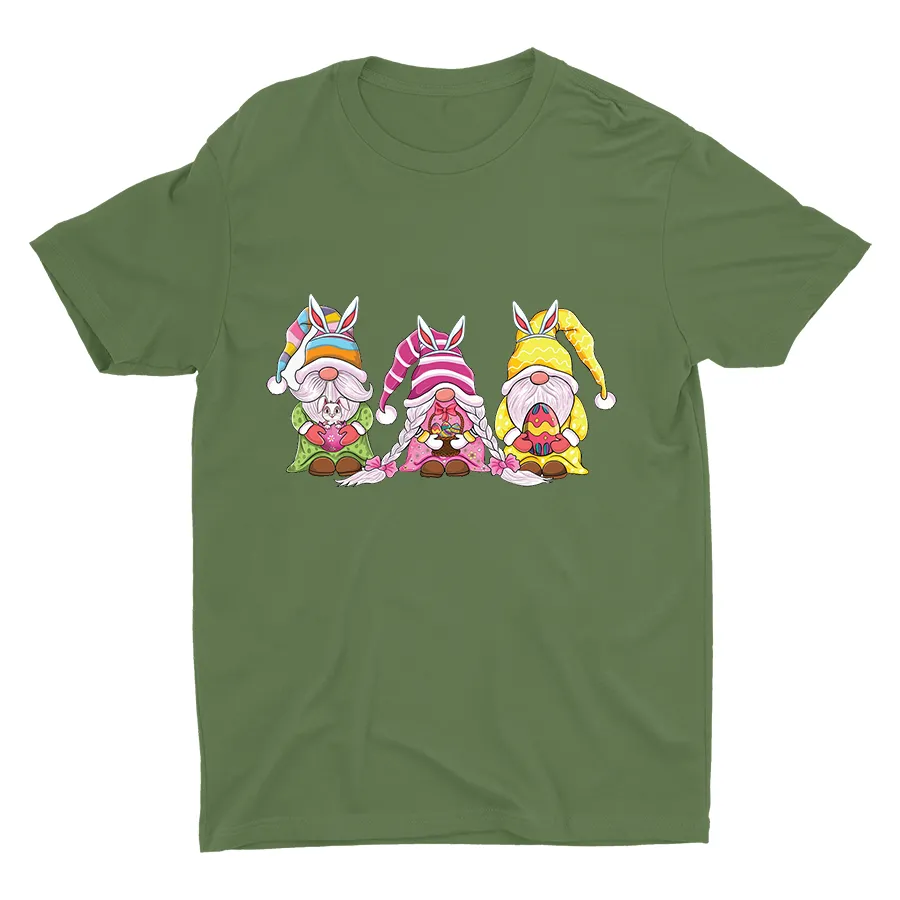 Easter Gnome Printed Cotton Tee