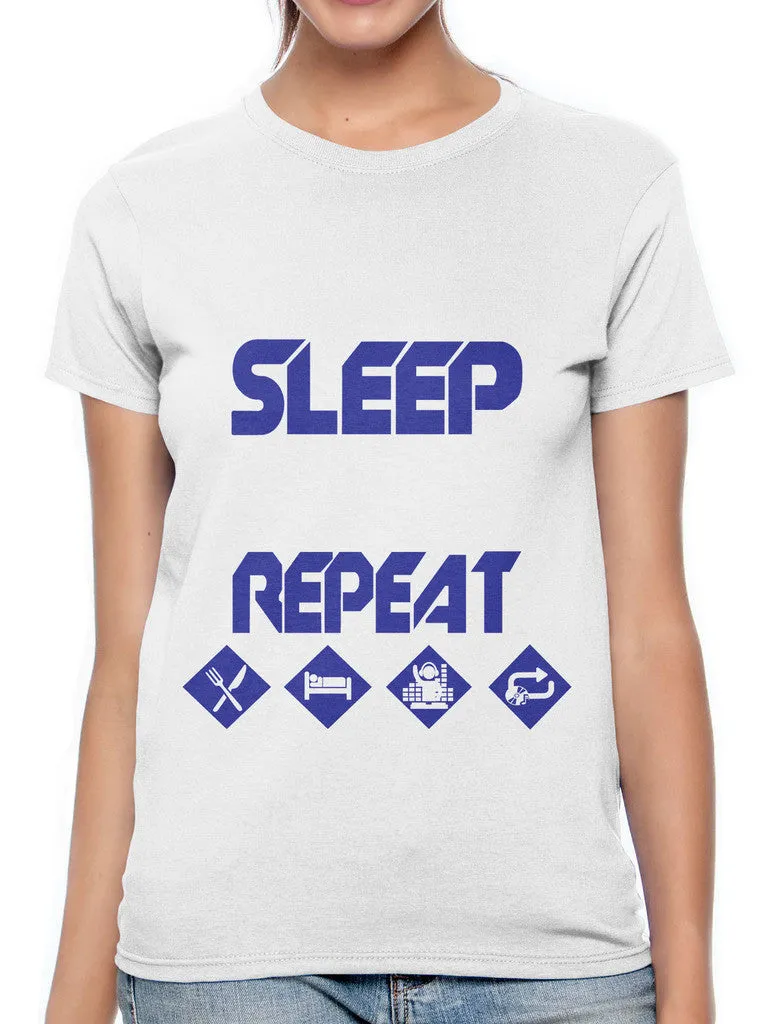 Eat Sleep Rave Repeat Women's T-shirt