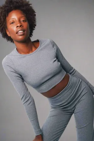 Electric & Rose Kennedy Rib Crop Top