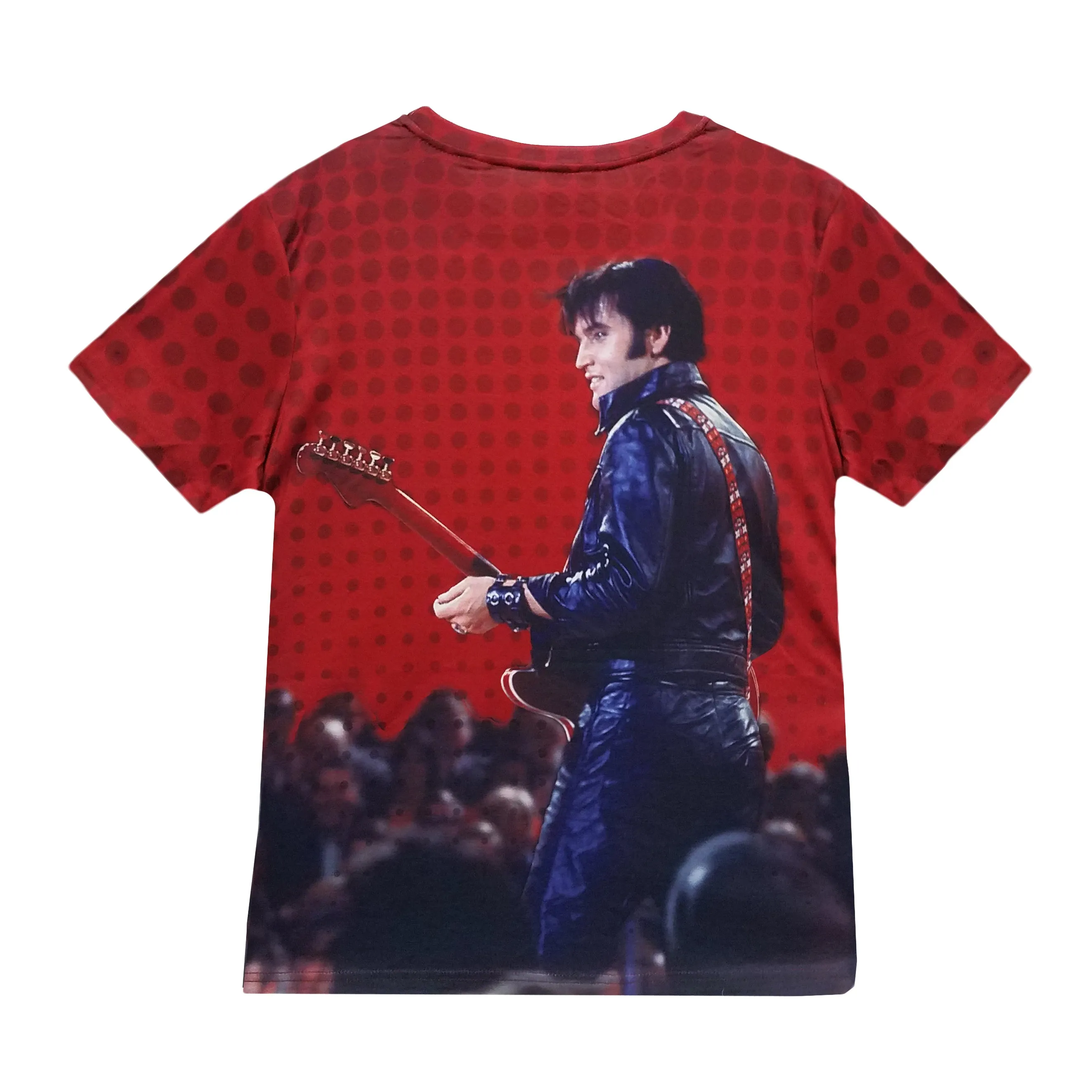 Elvis 68 Special Black Leather Women's Sublimated T-Shirt