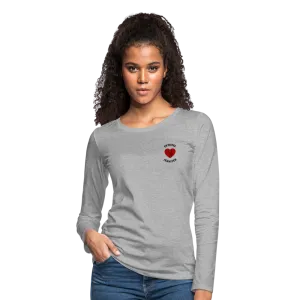 ER Nurse Flag Women's Premium Long Sleeve T-Shirt (CK6101)