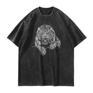 Fierce Tiger Washed T-Shirt