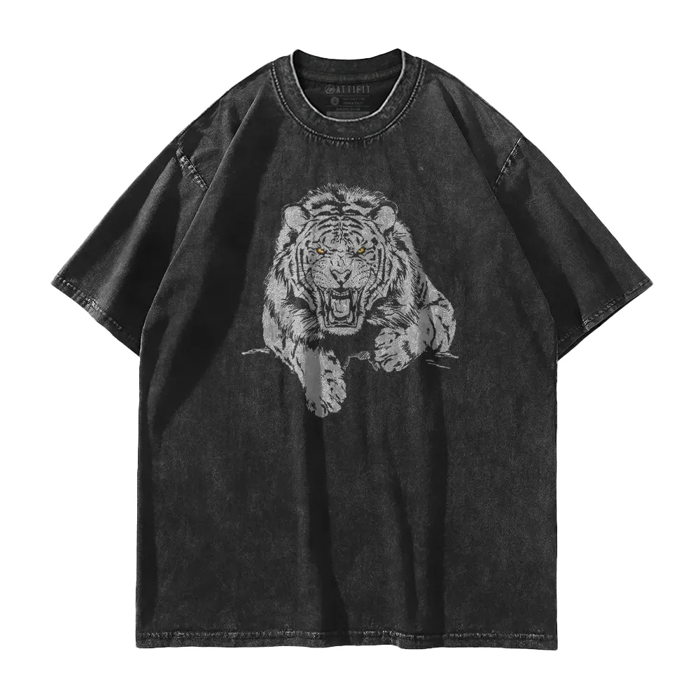 Fierce Tiger Washed T-Shirt