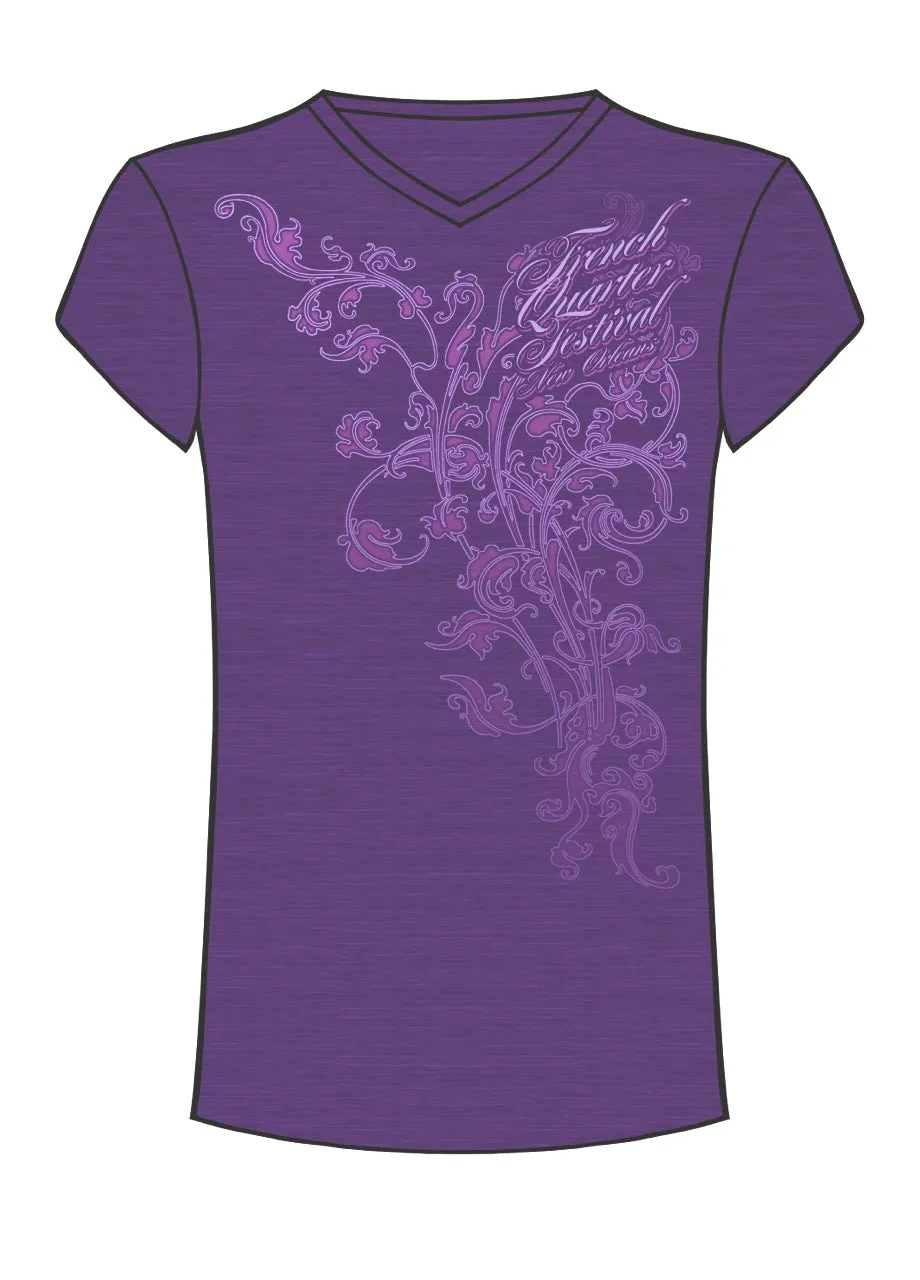 FQF Purple V-Neck