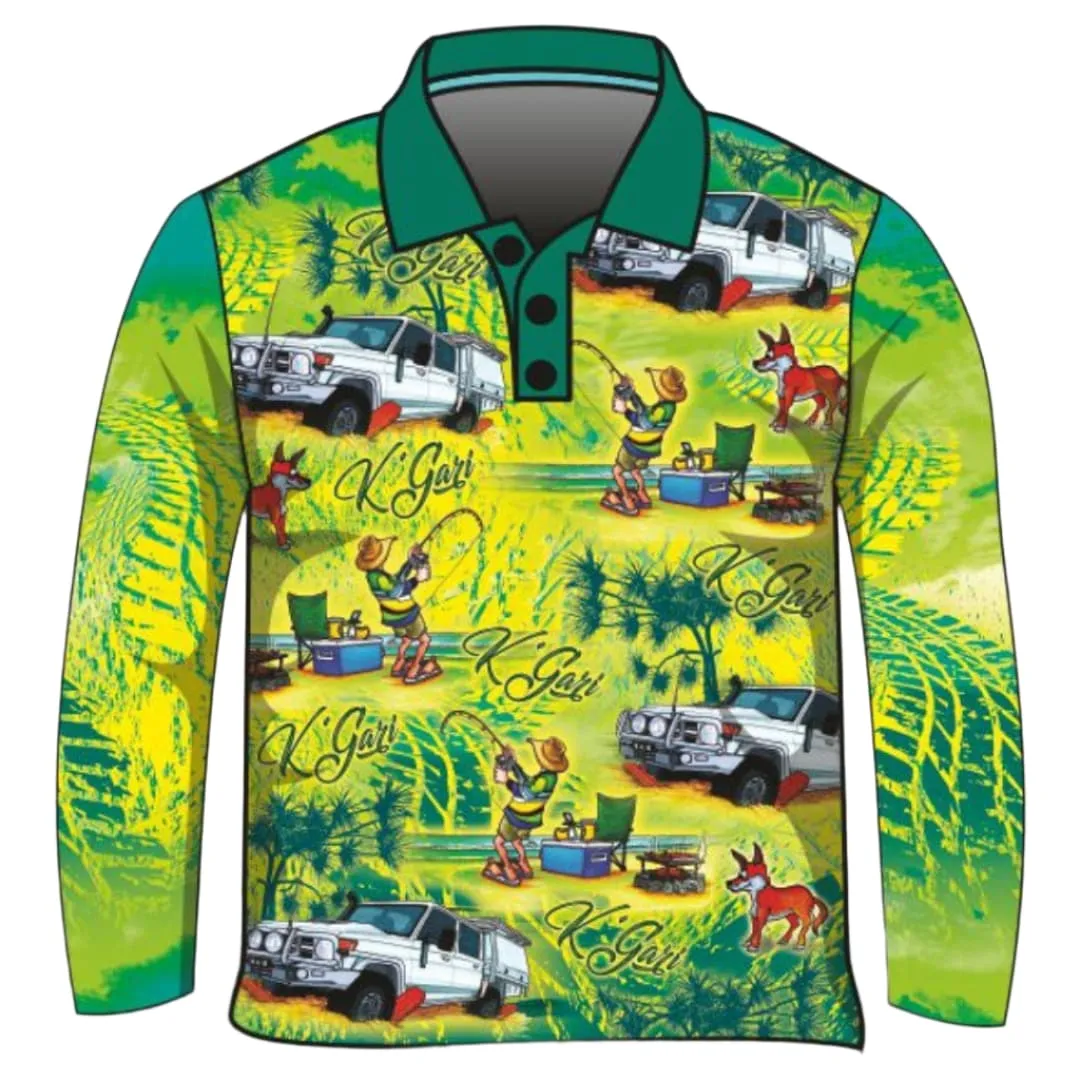 Fraser Island | Beer Bogs & BBQ K'gari (Fraser Island) Fishing Shirt ★Pre-Order★