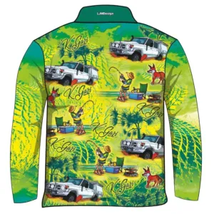 Fraser Island | Beer Bogs & BBQ K'gari (Fraser Island) Fishing Shirt ★Pre-Order★