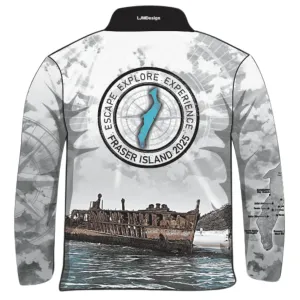 Fraser Island | Escape Explore Fraser Island (K'gari) Fishing Shirt (2025) ★Pre-Order★