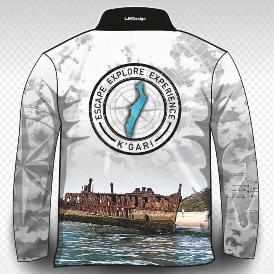 Fraser Island | Escape Explore K'gari (Fraser Island) Fishing Shirt ★Pre-Order★