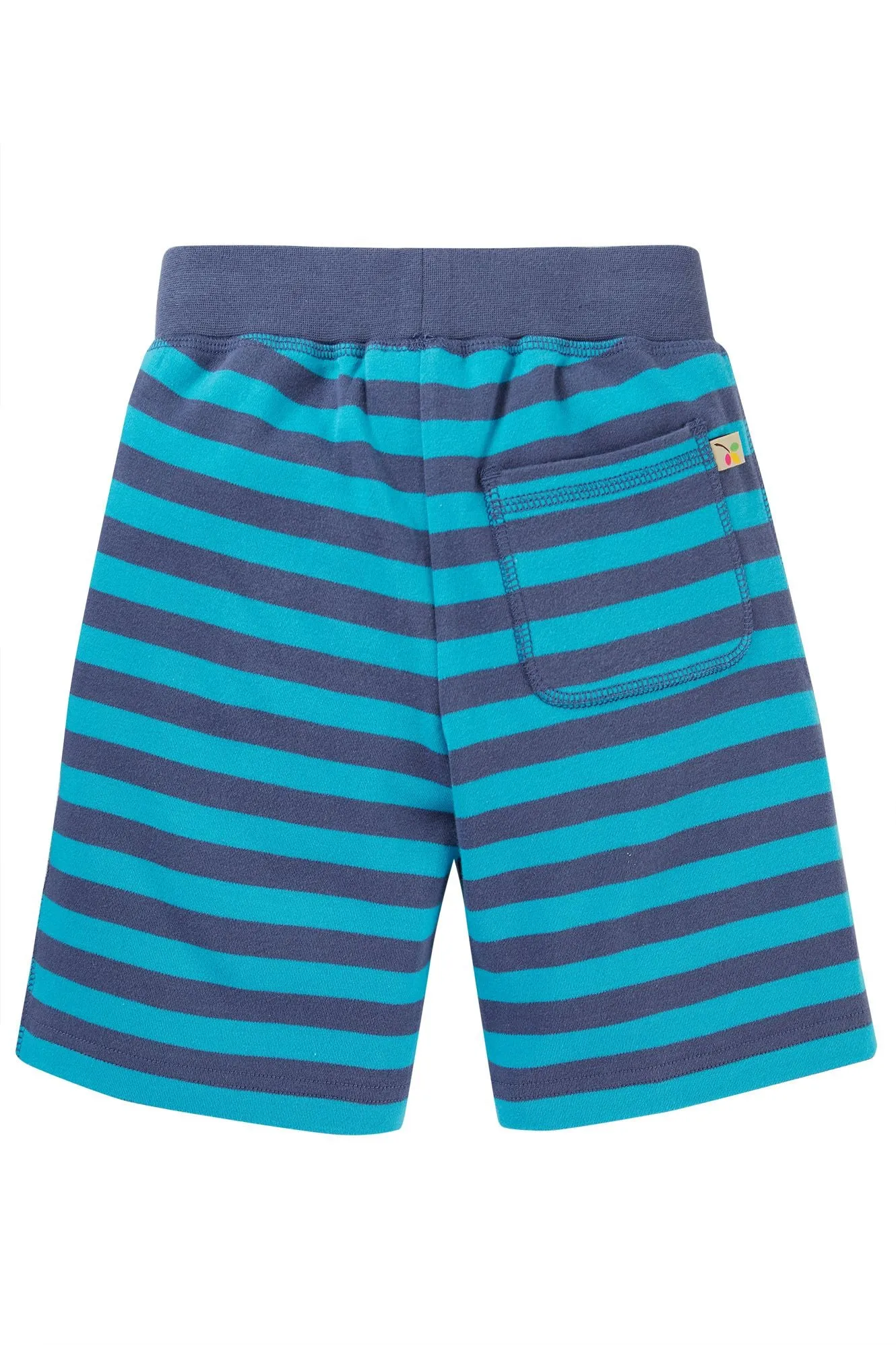 Frugi Ellis Shorts Kq3bk Tropical Blue Stripe