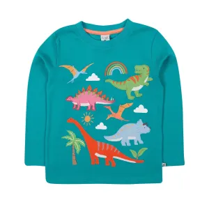 Frugi Infant Adventure T-Shirt 500182S5igdi Dinosaur