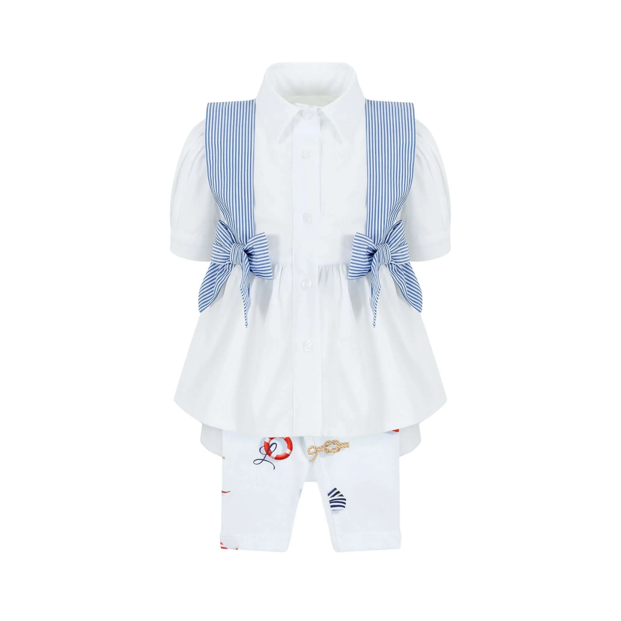 Girls Nautical Legging Set